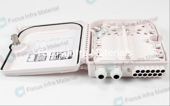 12 Port ABS Fiber Optic Termination Box FTTH Distribution Terminal Box