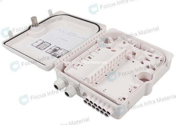12 Port ABS Fiber Optic Termination Box FTTH Distribution Terminal Box