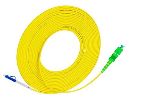SC To LC Single Mode Fiber Patch Cable 2mm PVC Fiber Optic Jumper