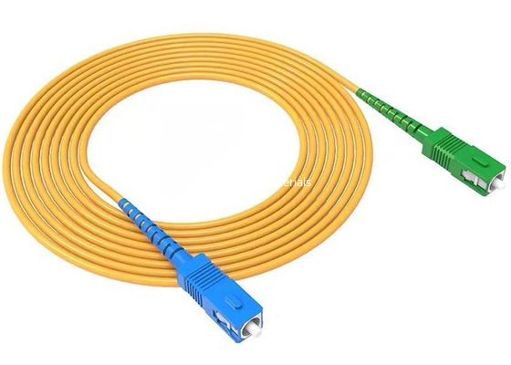 FTTH Fiber Optic Patch Cords Simplex LSZH 3mm Fiber Jumper Cables