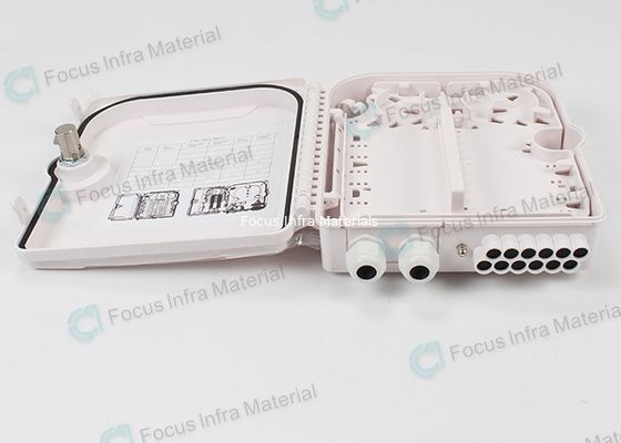 12 Port ABS Fiber Optic Termination Box FTTH Distribution Terminal Box