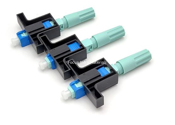 SC UPC 58MM FTTH Fiber Optic Fast Connectors Single Mode 30N