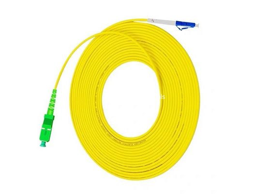 SC To LC Single Mode Fiber Patch Cable 2mm PVC Fiber Optic Jumper